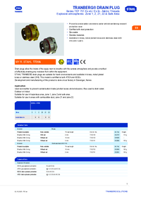 Thumbnail of document Ex product overview tranberg R drain plug tef 731 en gb rstahl 20169